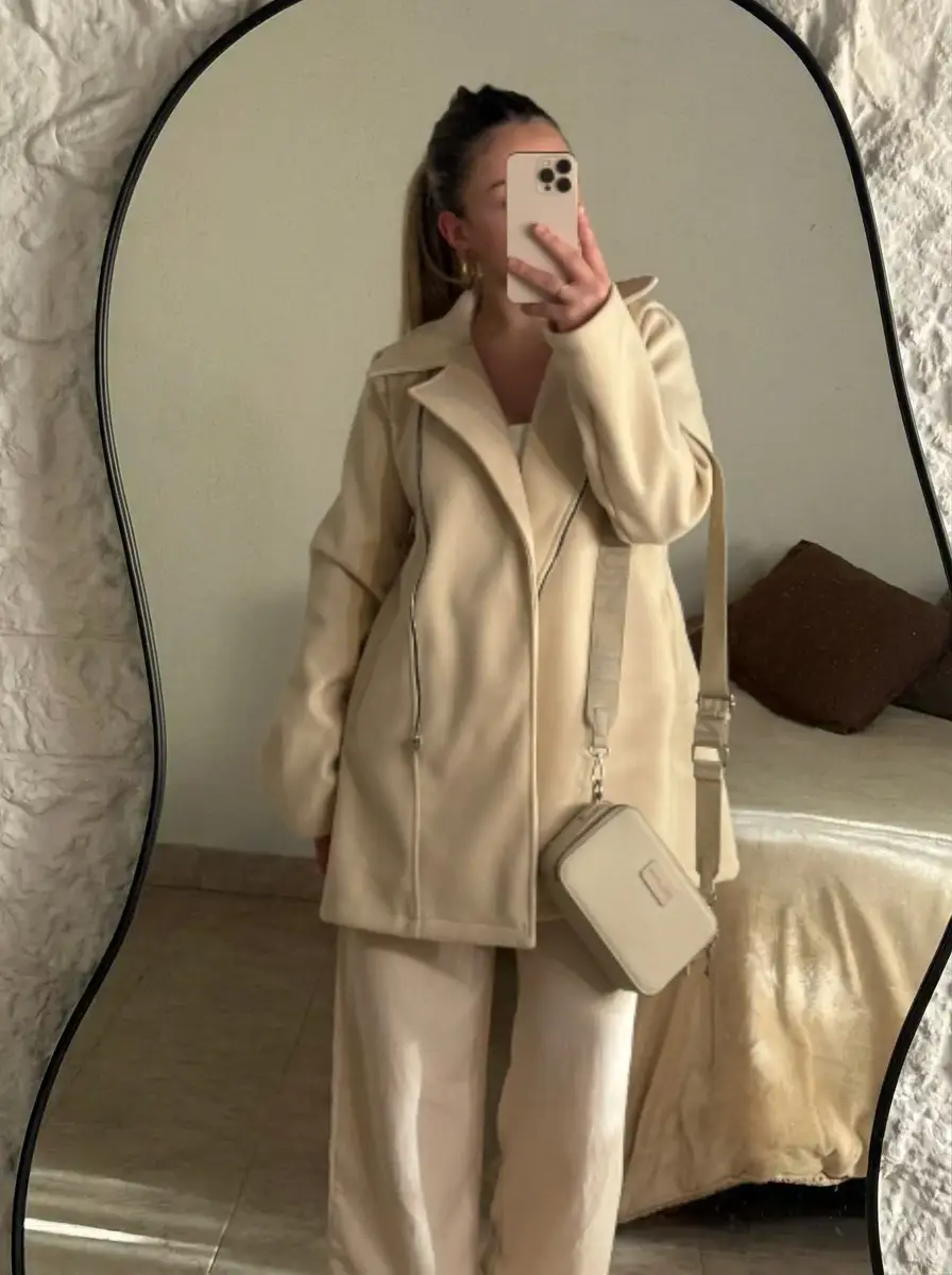 Antes: foto original de la modelo